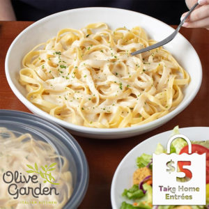 Olive Garden - $5 Take Home Entrées | Patriot Place