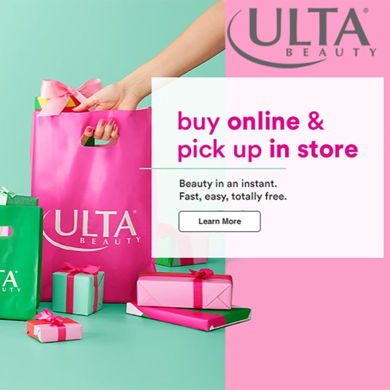 ULTA Beauty Buy Online & Pick Up InStore Patriot Place