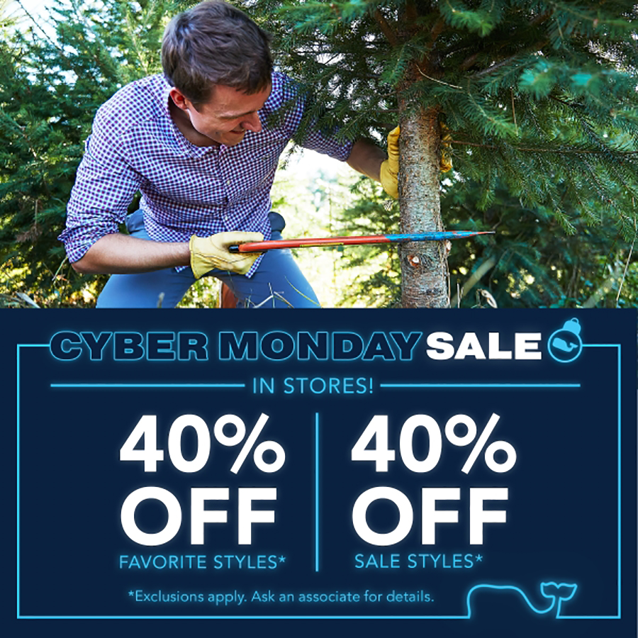 Vineyard Vines In Store Cyber Monday Sale Patriot Place