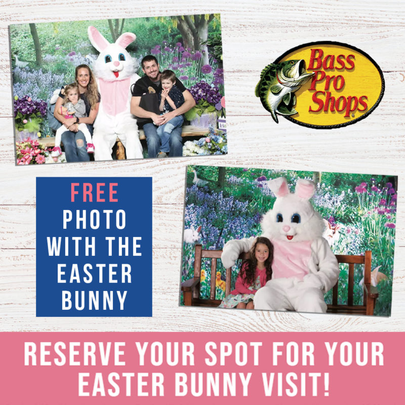 Bass Pro Shops FREE Photo with the Easter Bunny Patriot Place