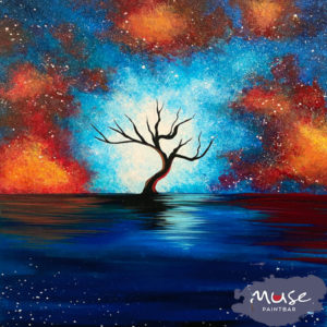 Muse Paintbar – Radiant Cosmos | Patriot Place