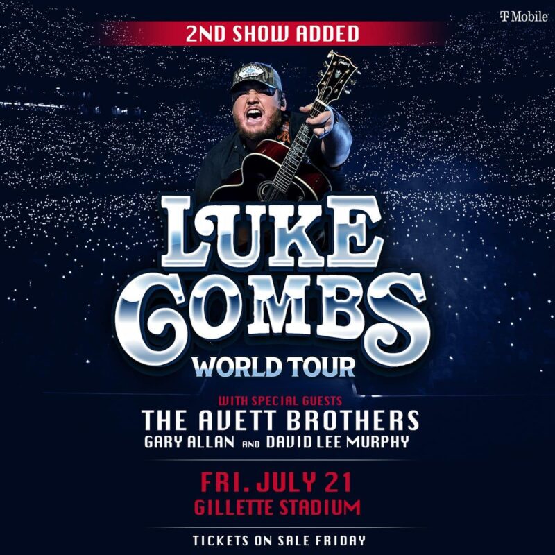 Gillette Stadium Luke Combs World Tour Patriot Place