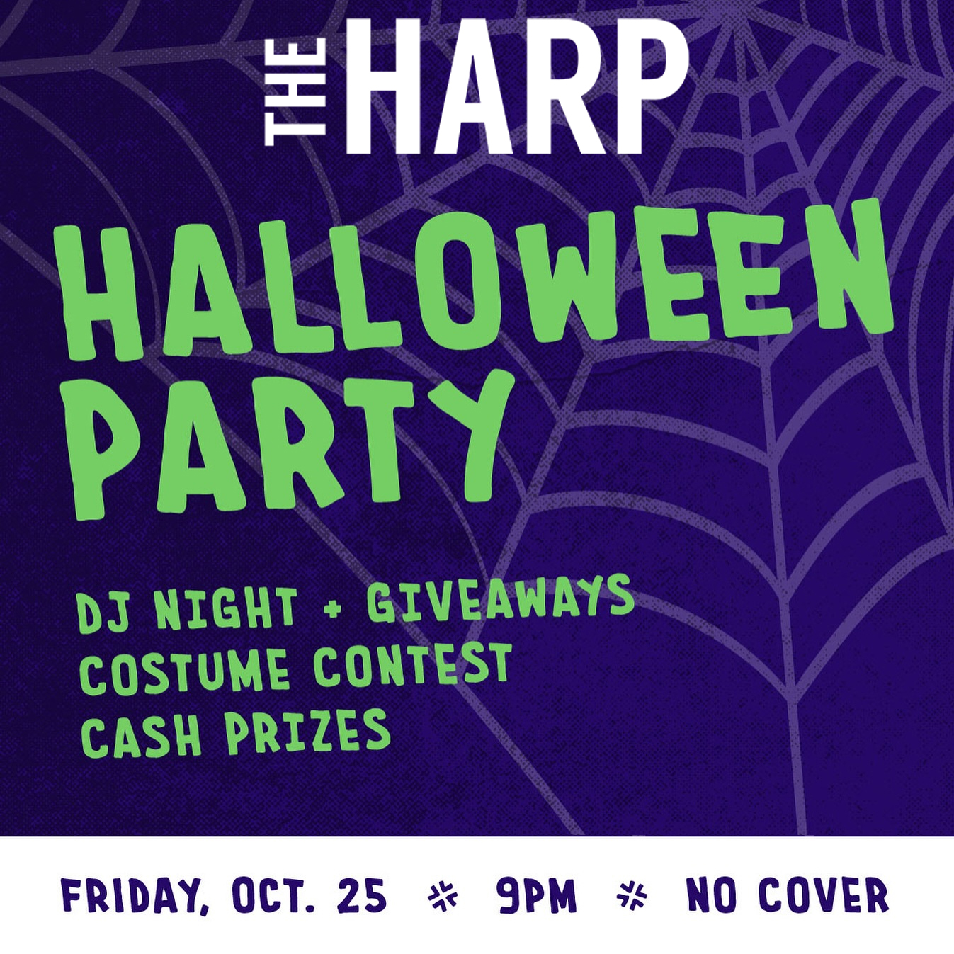 The Harp Halloween party 2024