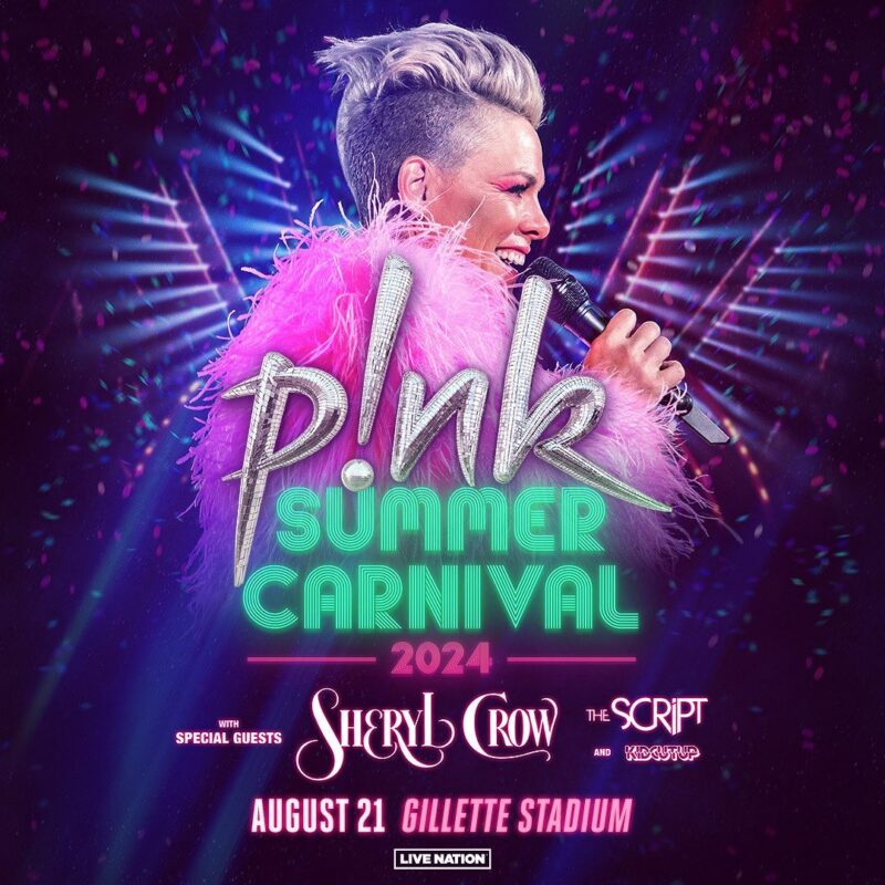 Gillette Stadium P!nk 2024 Summer Carnival Tour Patriot Place