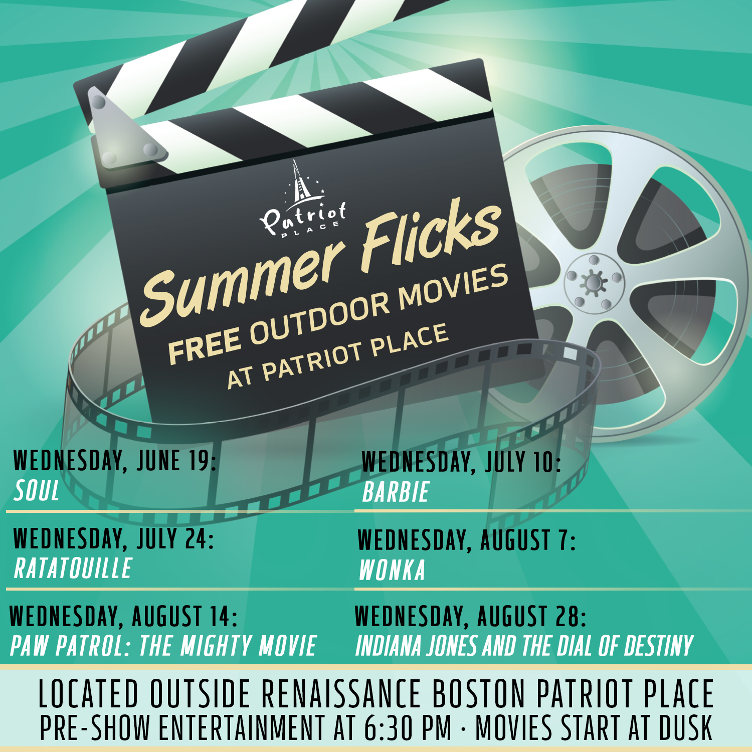 Summer Flicks at Patriot Place | Patriot Place