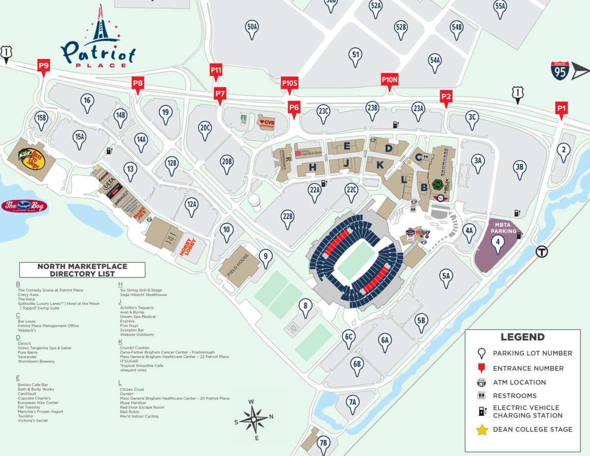 Directory Map | Patriot Place