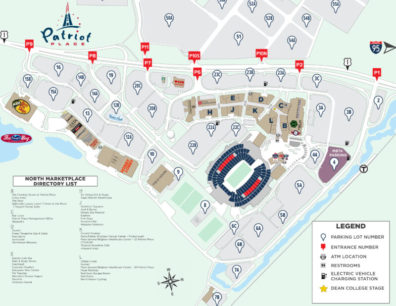 Directory Map | Patriot Place