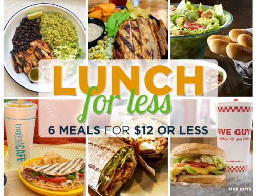 Lunch for Less – 6 meals for $12 or under