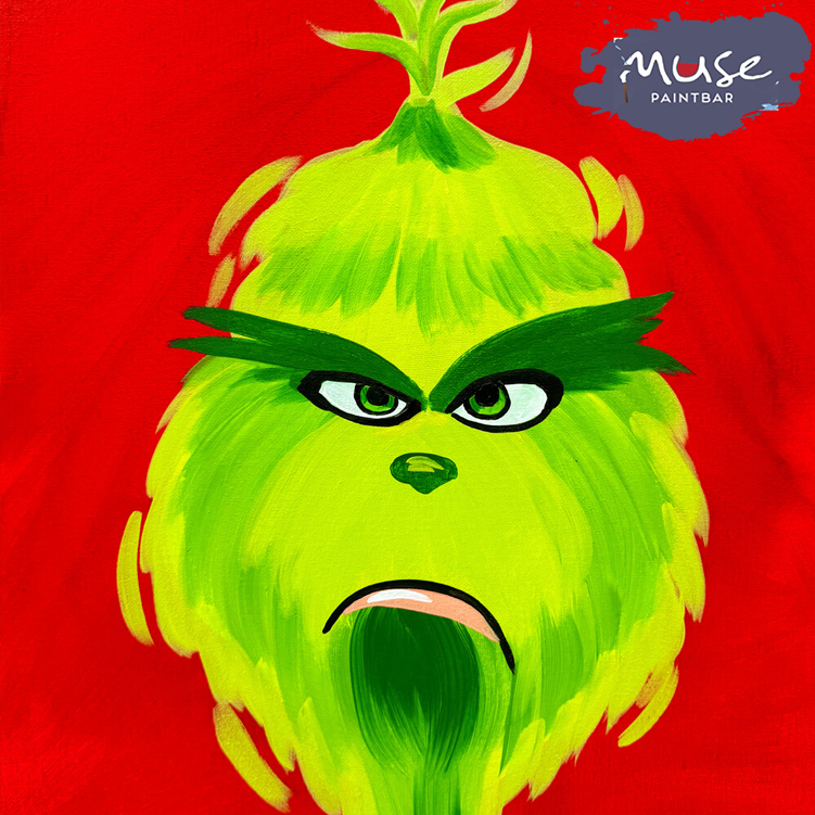 The Grinch Muse Paintbar